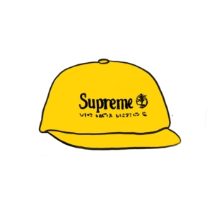 Supreme Timberland 6-Panel Geel