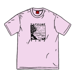 Supreme Supreme Time Tee Light Paars