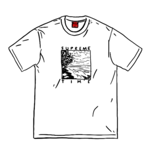 Supreme Supreme Time Tee Wit