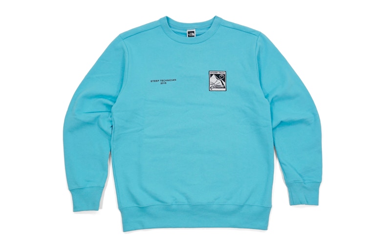 Supreme The North Face Steep Tech Crewneck Lht Blauw