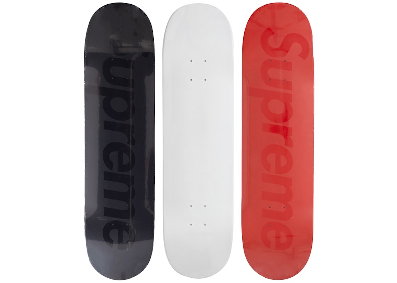 Supreme Tonal Box Logo Skateboard Deck Set