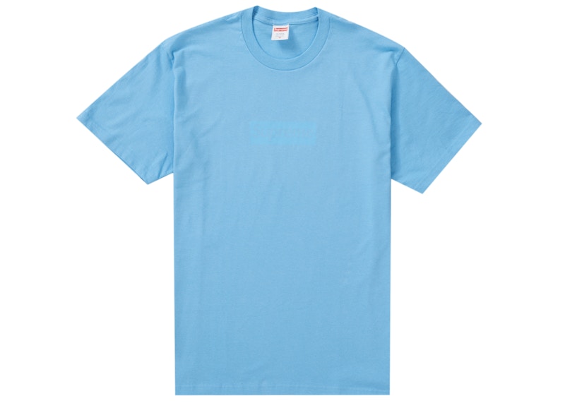 Supreme Tonal Box Logo Tee Bright Blauw