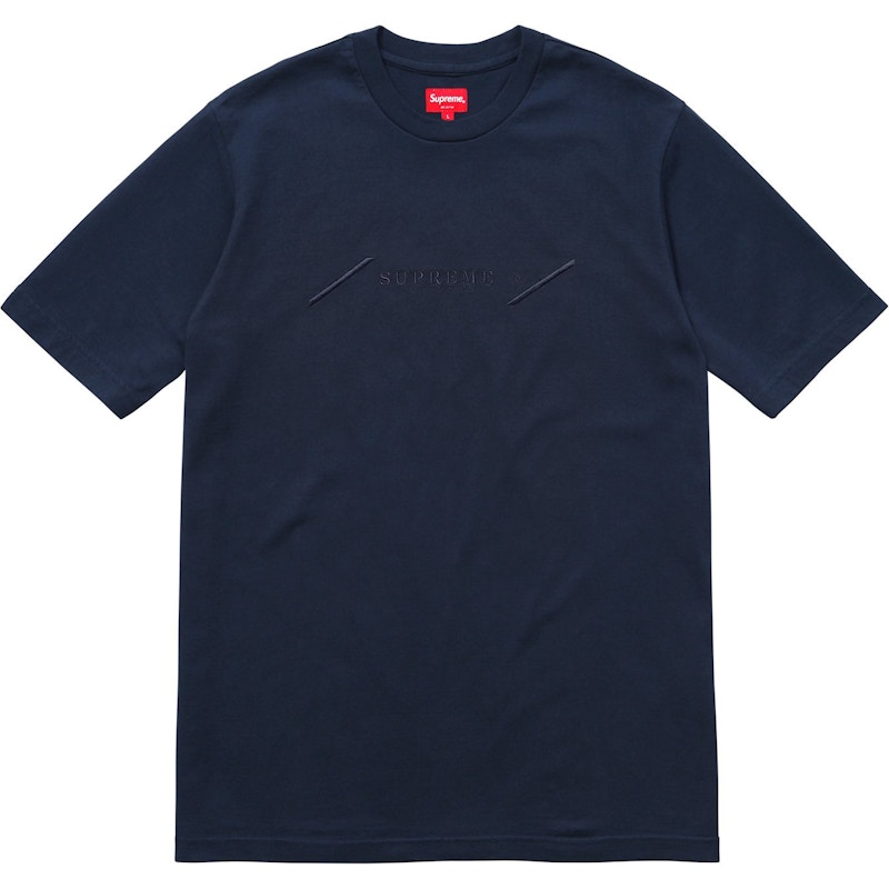 Supreme Tonal Embroidery Top Blauw