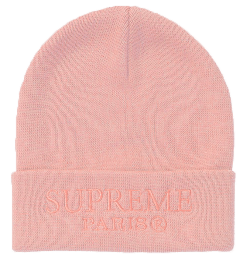 Supreme Tonal Logo Beanie Light Roze
