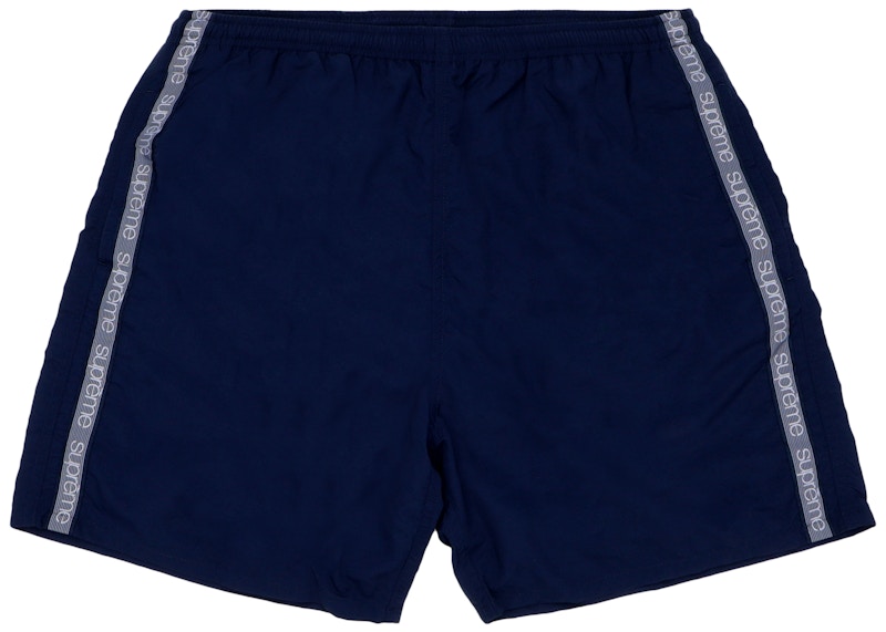 Supreme Tonal Taping Water Short Blauw