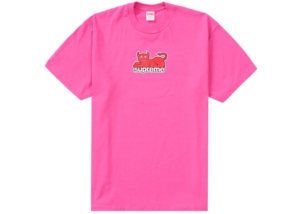 Supreme Toy Machine Devil Cat Tee Fuchsia Paars