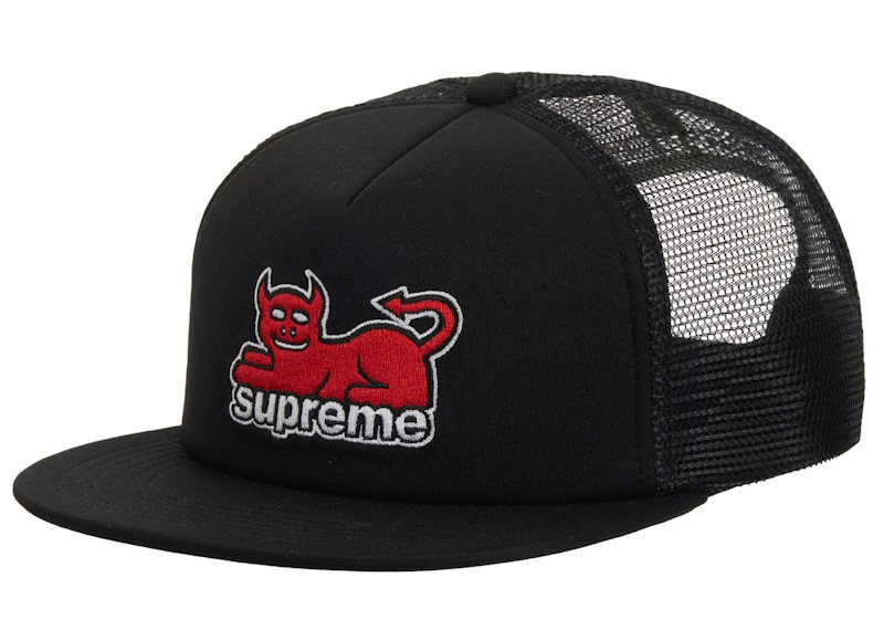 Supreme Toy Machine Mesh Back 5 Panel Zwart