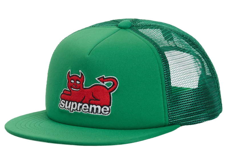 Supreme Toy Machine Mesh Back 5 Panel Groen