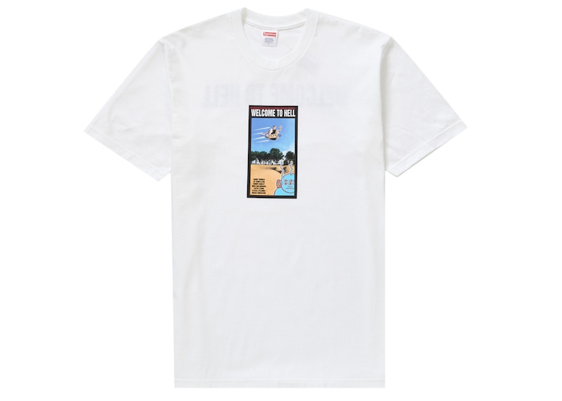 Supreme Toy Machine Welcome To Hell Tee Wit