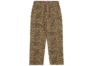 Supreme Toy Machine Work Pant Leopard Print