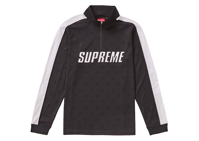Supreme Track Half Zip Pullover Zwart