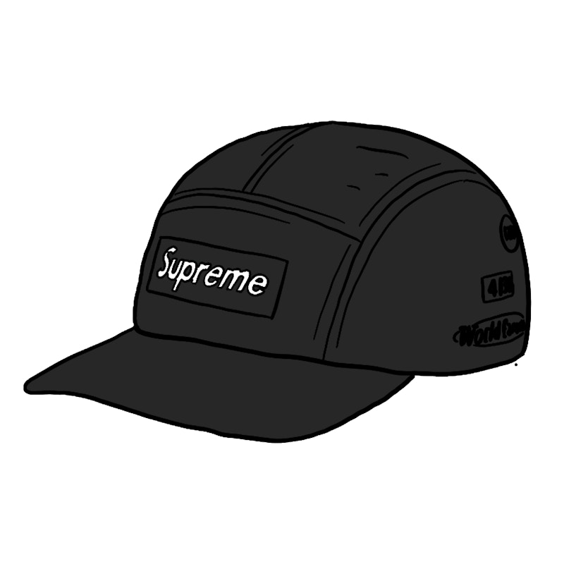 Supreme Trail Camp Cap Zwart