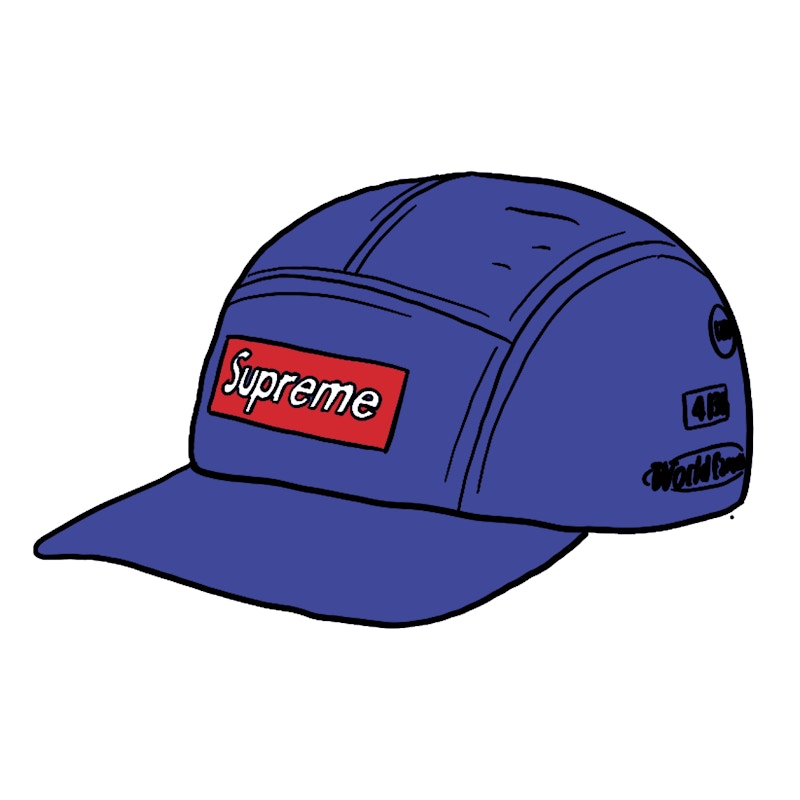 Supreme Trail Camp Cap Blauw