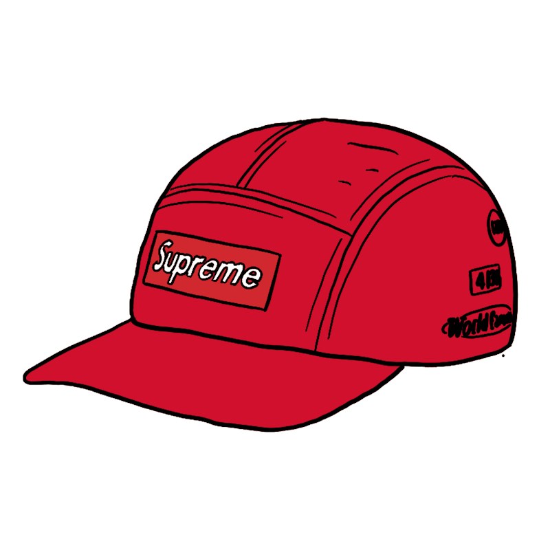 Supreme Trail Camp Cap Rood