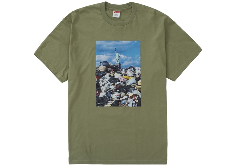Supreme Trash Tee Light Olijf