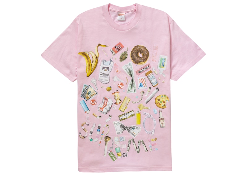 Supreme Trash Tee Light Roze