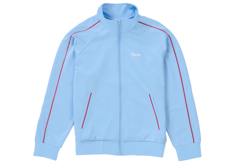 Supreme Tricot Track Jacket Light Blauw
