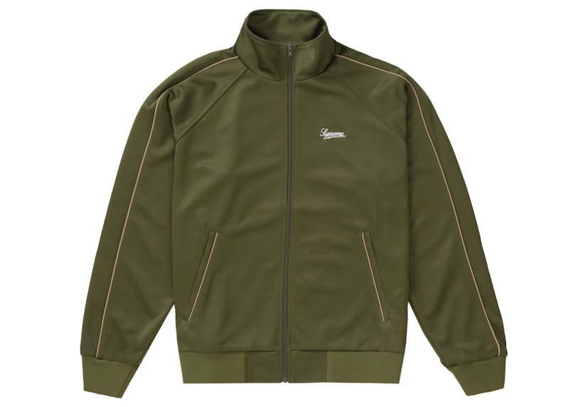 Supreme Tricot Track Jacket Olijf
