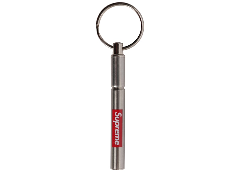 Supreme True Utility Telepen Keychain Zilver