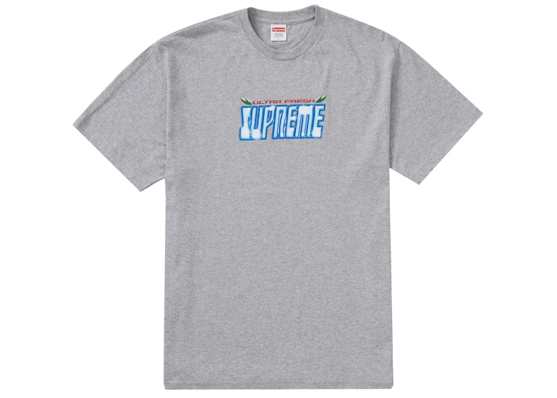 Supreme Ultra Fresh Tee Heather Grijs