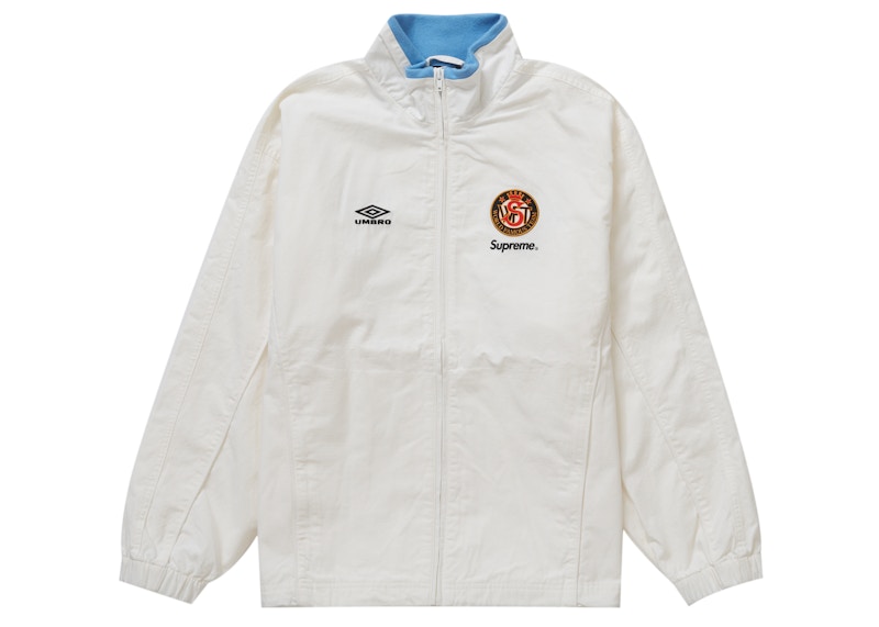 Supreme Umbro Cotton Ripstop Track Jacket Wit
