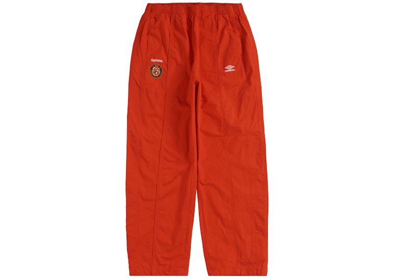 Supreme Umbro Cotton Ripstop Track Pant Rood