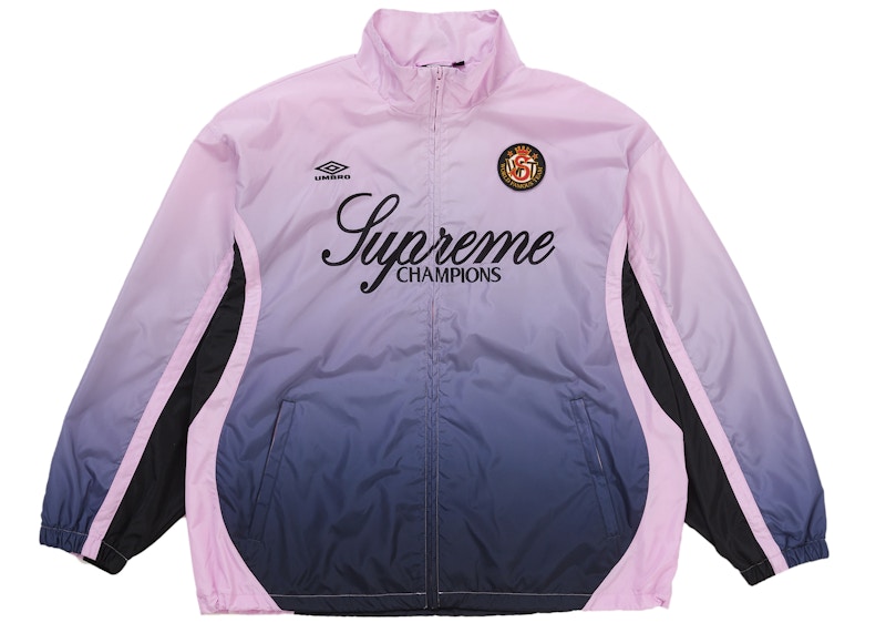 Supreme Umbro Gradient Track Jacket Roze