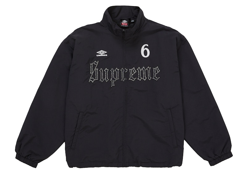 Supreme Umbro Rhinestone Track Jacket Zwart