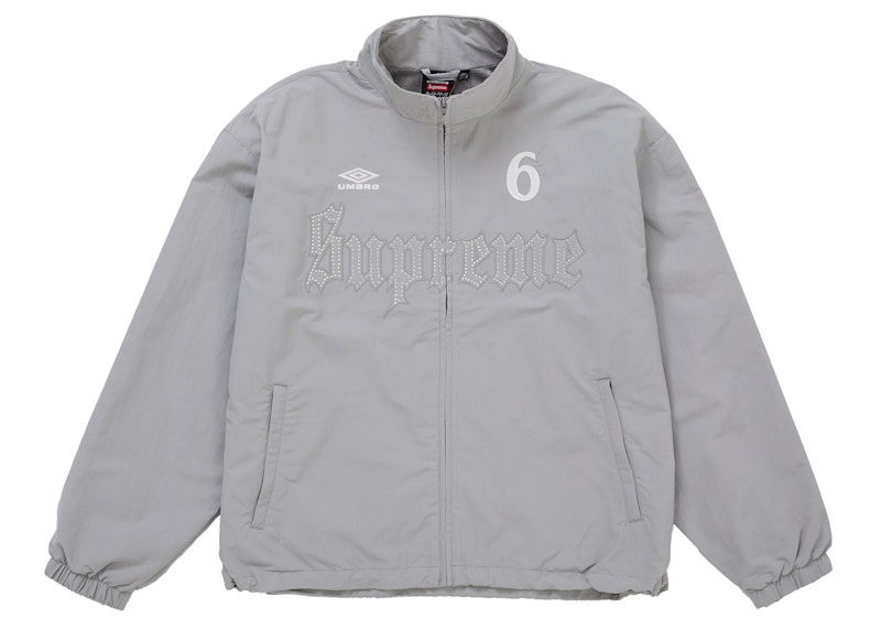 Supreme Umbro Rhinestone Track Jacket Light Grijs