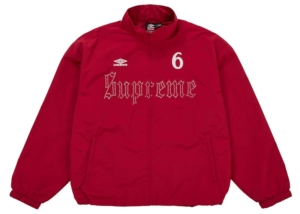 Supreme Umbro Rhinestone Track Jacket Rood