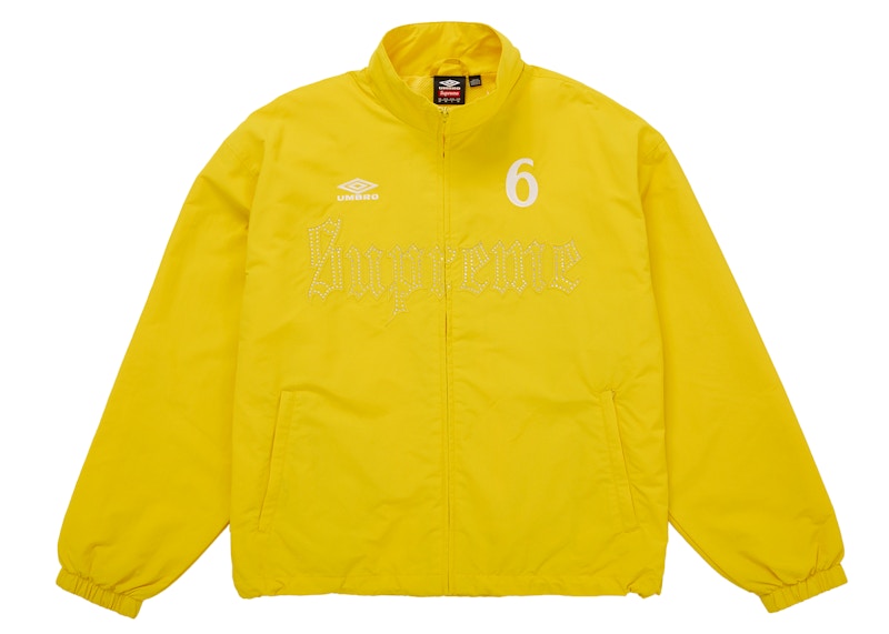 Supreme Umbro Rhinestone Track Jacket Geel
