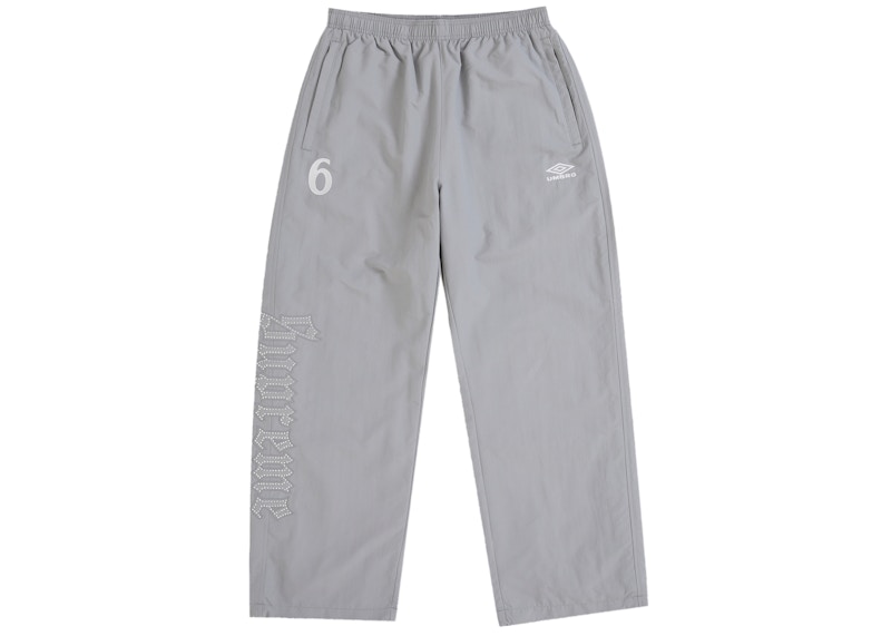 Supreme Umbro Rhinestone Track Pant Heather Grijs