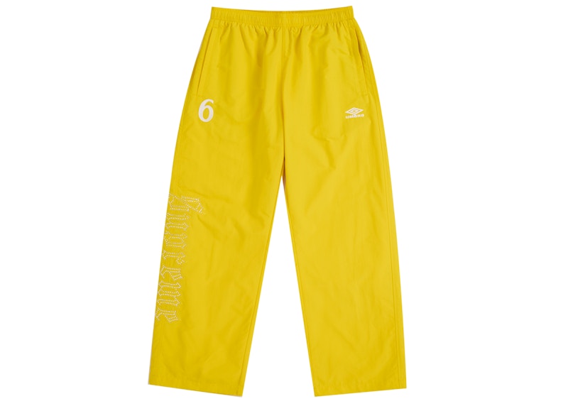 Supreme Umbro Rhinestone Track Pant Geel