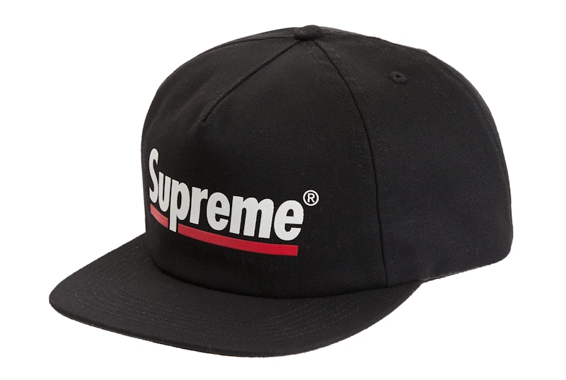 Supreme Underline 5-Panel Zwart