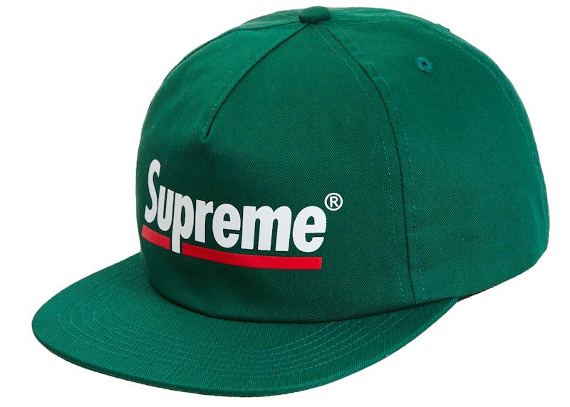 Supreme Underline 5-Panel Groen