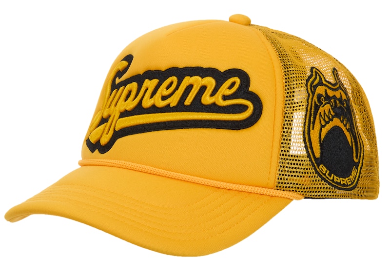 Supreme University Mesh Back 5-Panel Geel