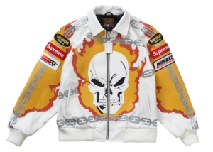 Supreme Vanson Leathers Ghost Rider Jacket Wit