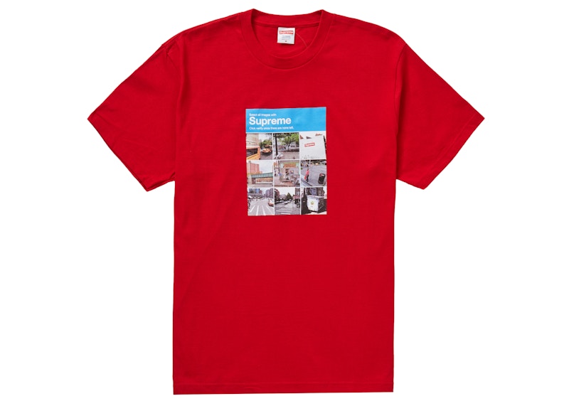 Supreme Verify Tee Rood