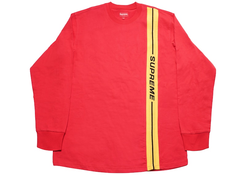 Supreme Vertical Logo Stripe /S Top Rood