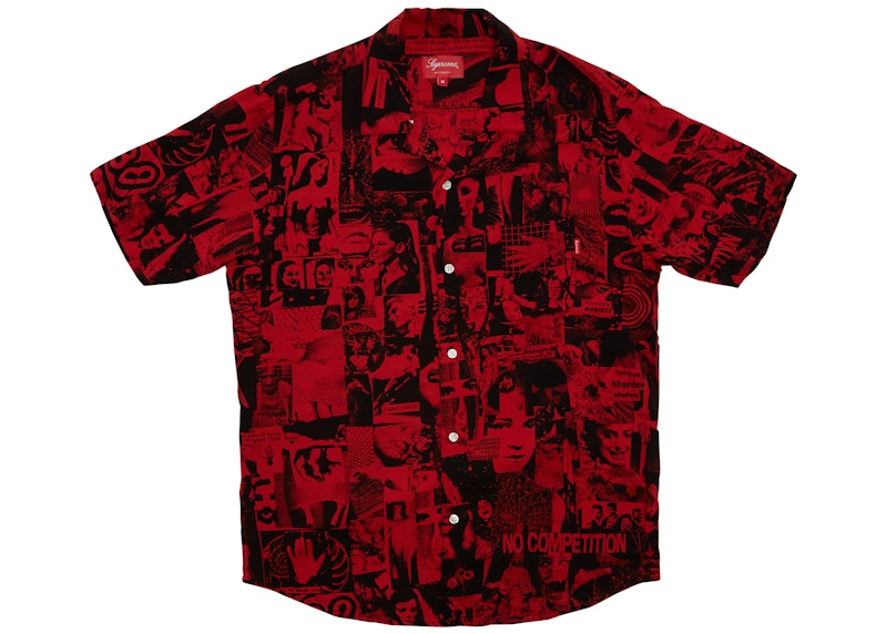 Supreme Vibrations Rayon Shirt Rood