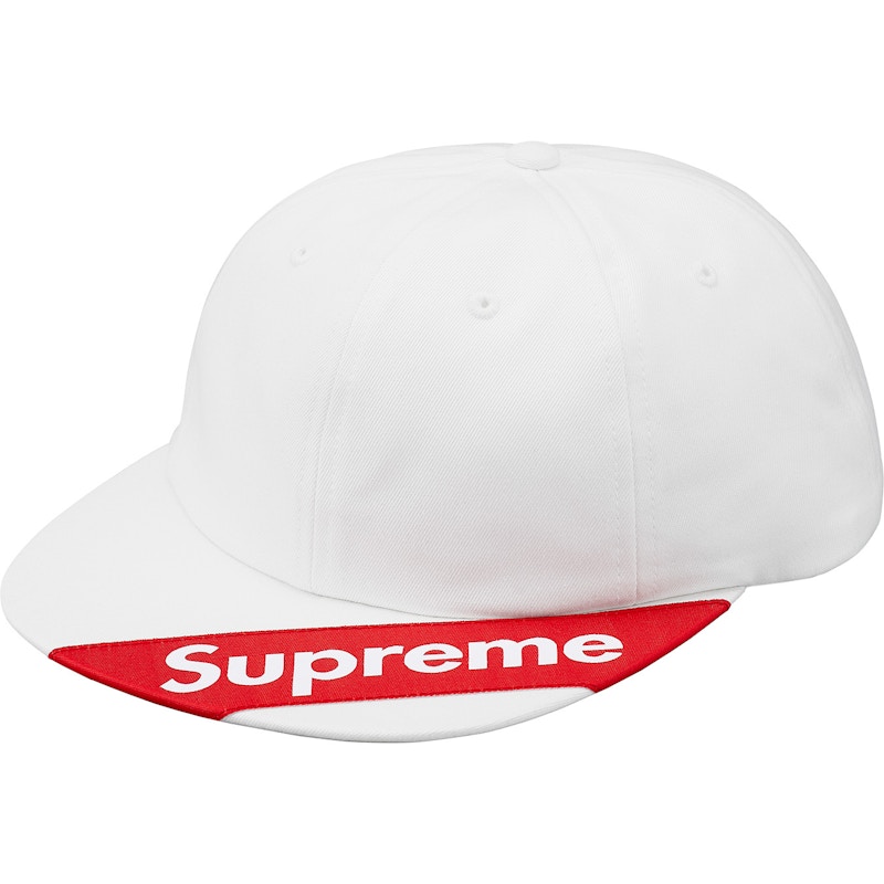 Supreme Visor Label 6-Panel Wit