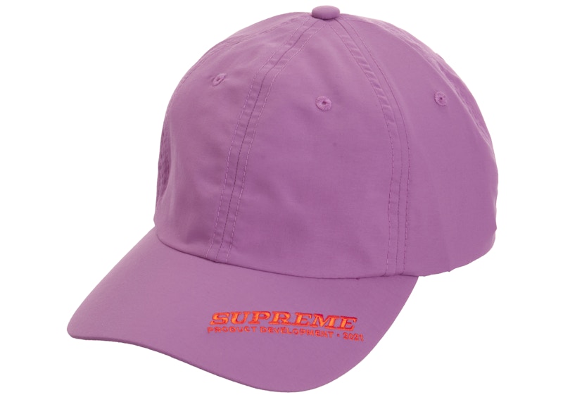 Supreme Visor Logo 6-Panel Paars