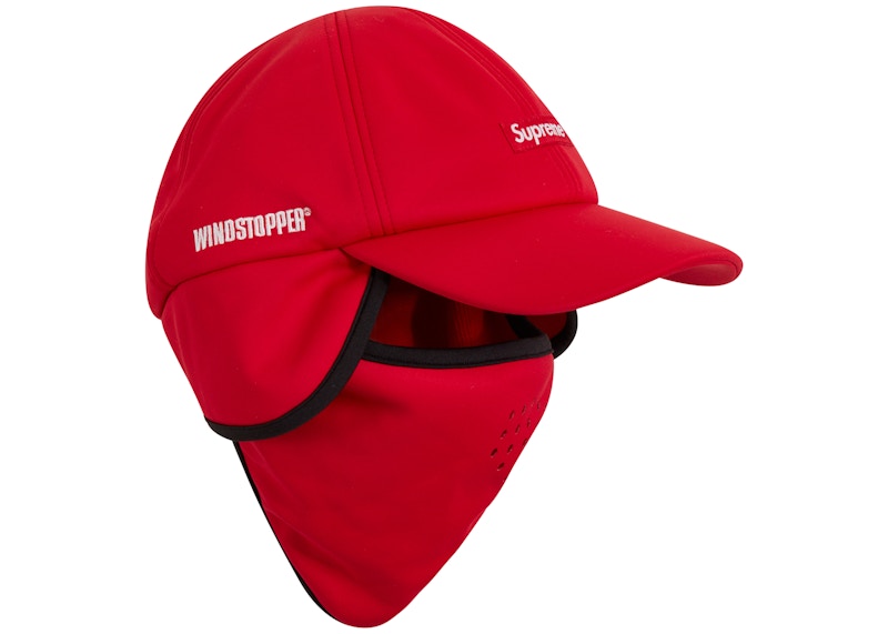 Supreme WINDSTOPPER Facemask 6-Panel Rood