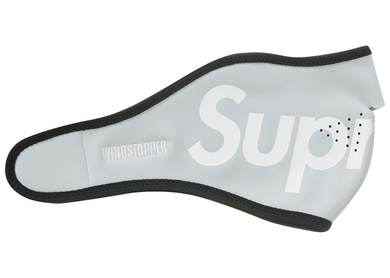 Supreme WINDSTOPPER Facemask Light Grijs