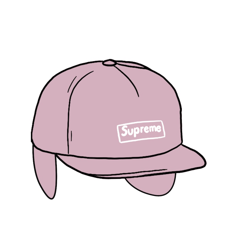 Supreme WINDSTOPPER Small Box Earflap 6-Panel Light Paars