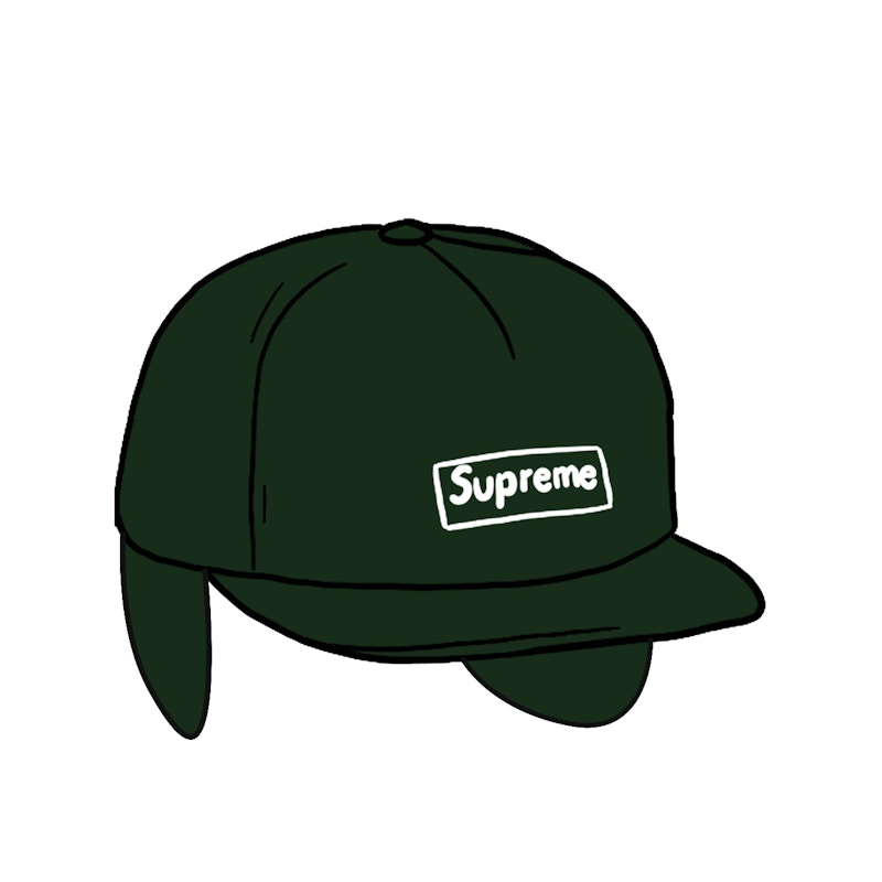 Supreme WINDSTOPPER Small Box Earflap 6-Panel Olijf