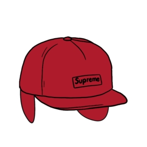 Supreme WINDSTOPPER Small Box Earflap 6-Panel Rood