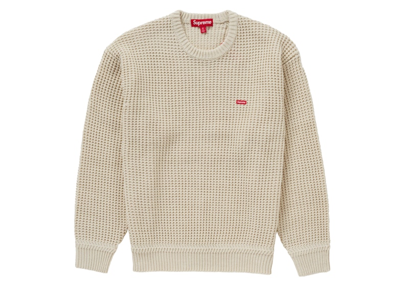 Supreme Waffle Small Box Sweater Stone Overige kleuren