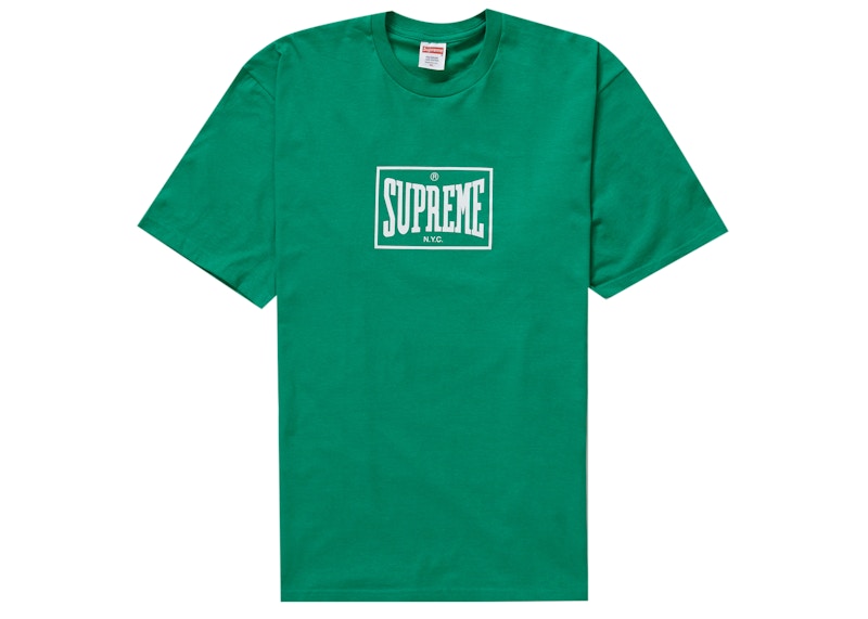Supreme Warm Up Tee Groen