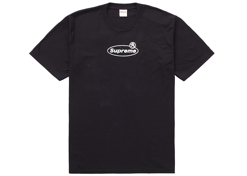 Supreme Warning Tee Zwart